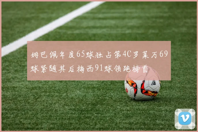 姆巴佩年度65球独占第4C罗莱万69球紧随其后梅西91球领跑榜首
